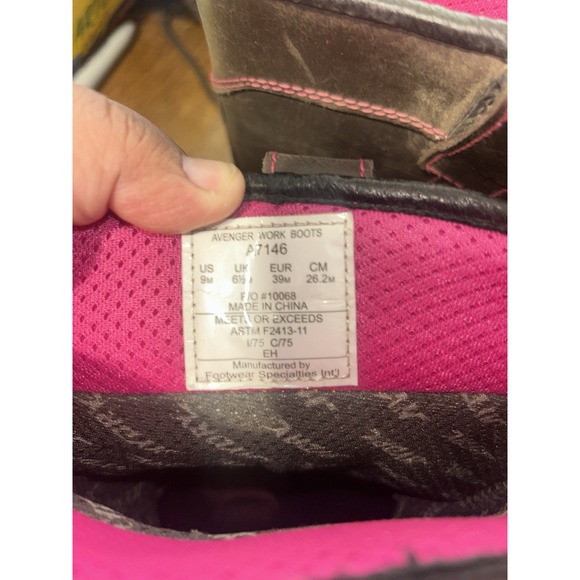 avenger work boots farmer Wellington Size 9 (925) - Picture 5 of 6